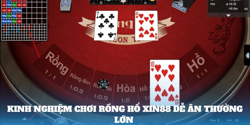 Kinh nghiệm chơi Rồng Hổ Xin88 dễ ăn thưởng lớn 